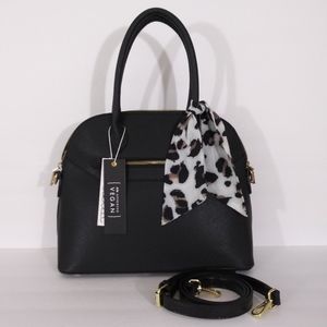 NWT ISABELLE VEGAN DOME SATCHEL HANDBAG
